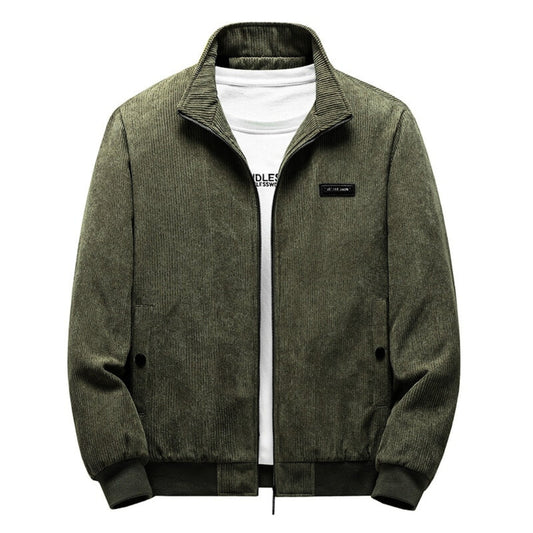 Veste Luxe En Velours Côtelé Aristocrate
