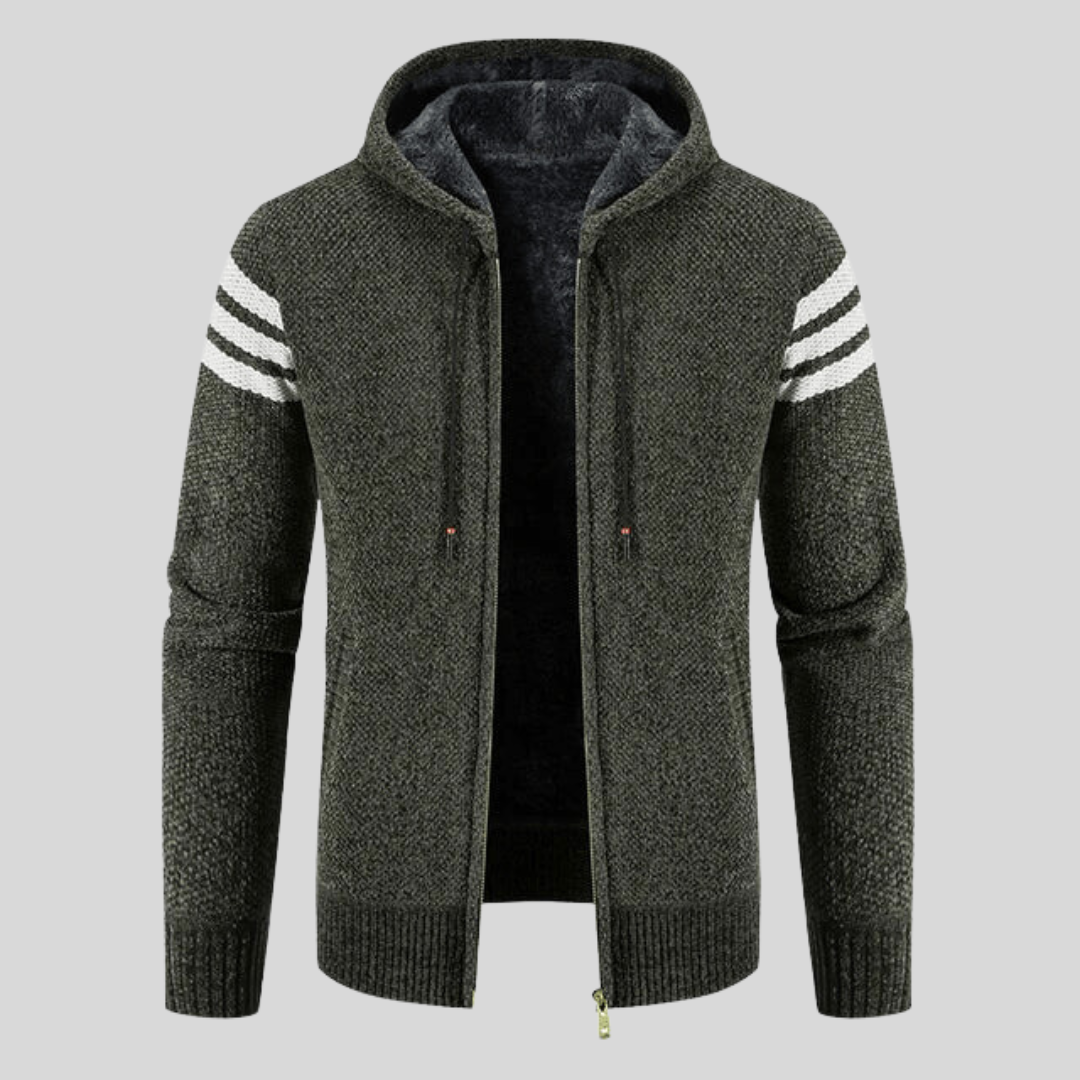 Vermillon - Veste polaire zippée Élégance Héritée