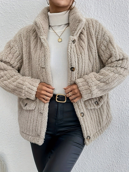 Manteau en cuir véritable pour femme, design élégant et sophistiqué