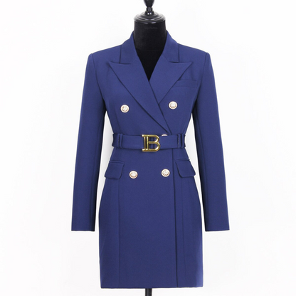 Luxe Élégance - Robe Blazer Sophistiquée et Contemporaine pour Femme
