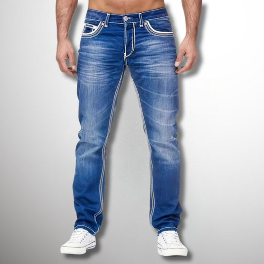 Jeans fuselés haut de gamme pour hommes par Léo
