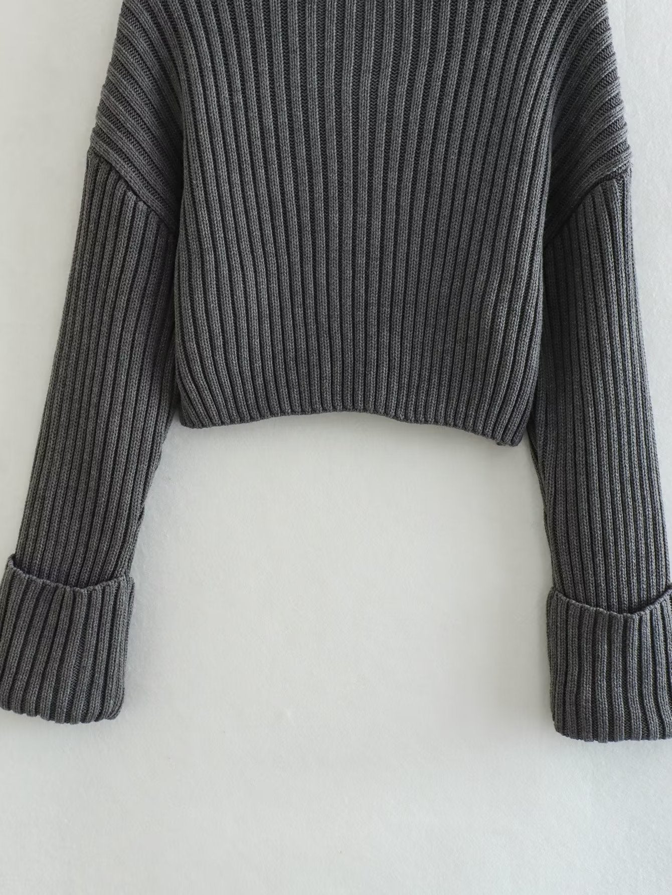 Pull Haut de Gamme Femme Col Roulé Texturé by Celeste