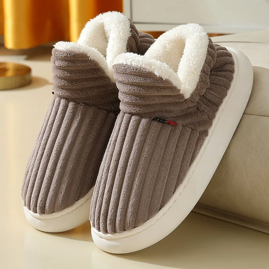 LuxeDouillet - Pantoufles en Peluche Ultra Confort pour Détente à Domicile