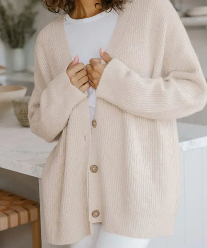 Lumineux Cardigan Élégant à Col V