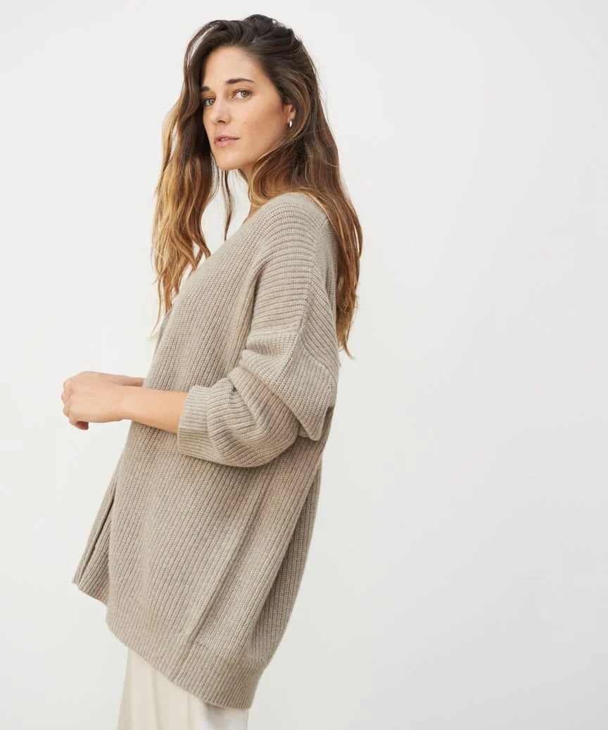Lumineux Cardigan Élégant à Col V