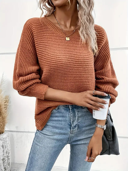 Olino - Pull Premium en Tricot Doux à Col Roulé avec Manches Longues Élégantes