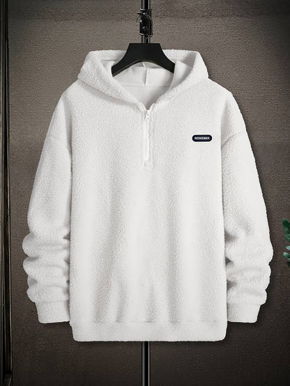 LuxeHood - Sweat-shirt en polaire avec capuche haut de gamme