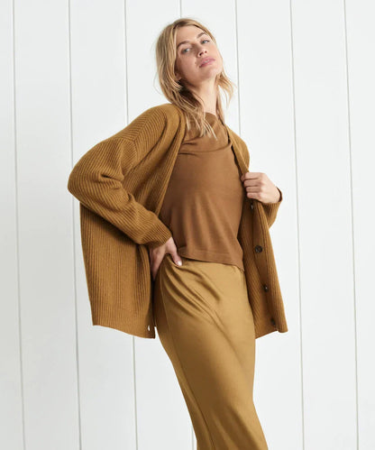 Lumineux Cardigan Élégant à Col V