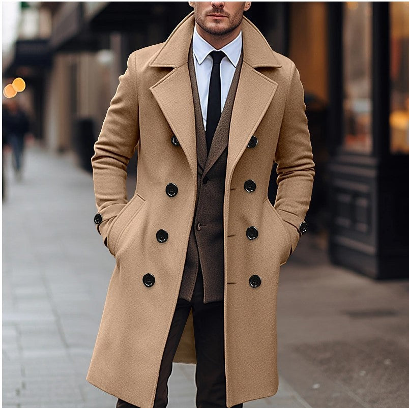 Manteau en laine élégant pour homme pour la saison automne-hiver par Loria