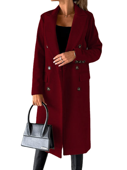 Leront - Manteau d'hiver trench-coat premium
