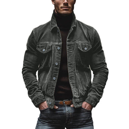 Vancouver - Blouson en velours côtelé rétro pour homme