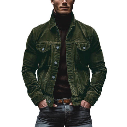 Vancouver - Blouson en velours côtelé rétro pour homme