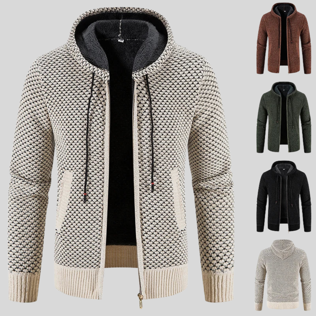 Vermillon - Veste polaire zippée Élégance Héritée
