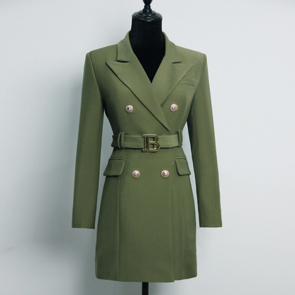 Luxe Élégance - Robe Blazer Sophistiquée et Contemporaine pour Femme