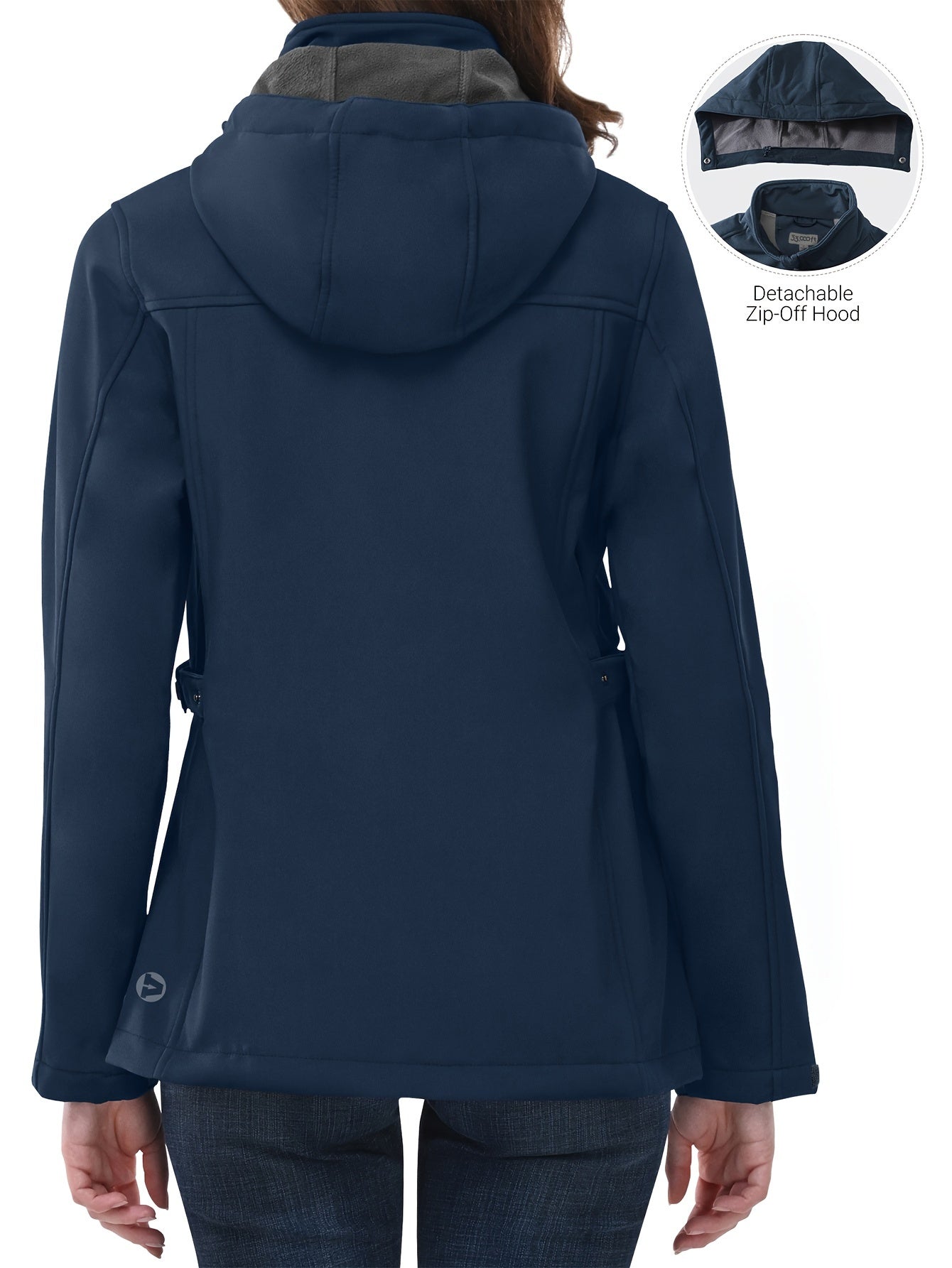 Veste Élégante D'extérieur Femmes - Manteau Softshell Résistant au Vent