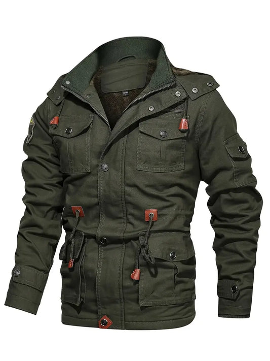 Vanguard - Manteau en laine polaire pour homme, coupe moyenne et chaleur optimale