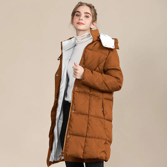 Sophia - Manteau long matelassé élégant pour femmes