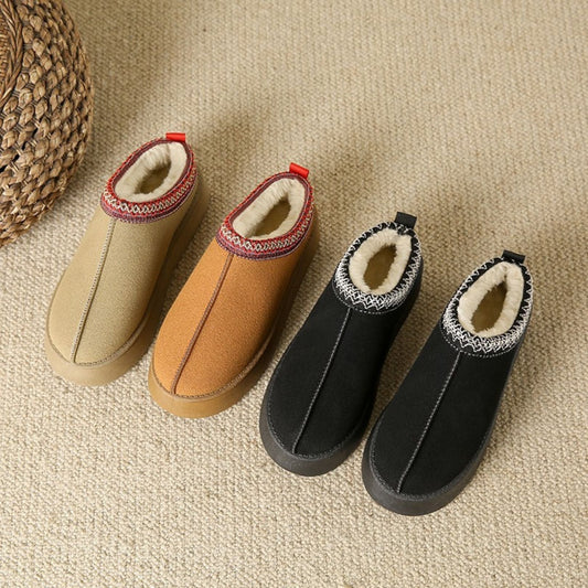 Soleil d'Hiver - Bottines en peau de mouton véritable