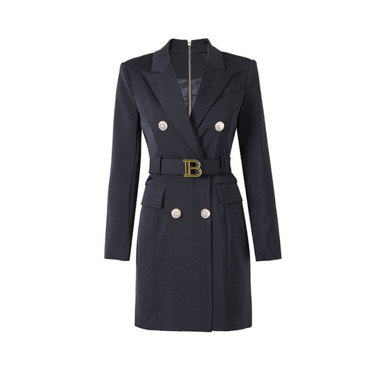 Luxe Élégance - Robe Blazer Sophistiquée et Contemporaine pour Femme