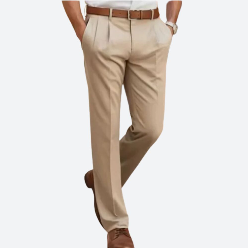 Pantalon Élégant Éclectique - Style Décontracté dans un Costume Professionnel