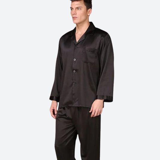 Élysien - Ensemble de pyjama luxueux en soie raffinée
