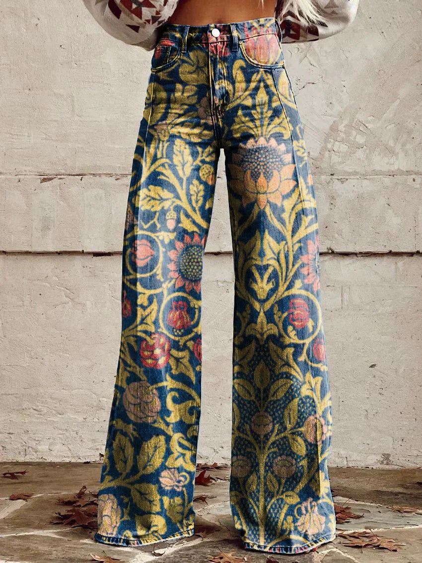 Élégance Suprême - Pantalon Long Femme en Tissu Premium