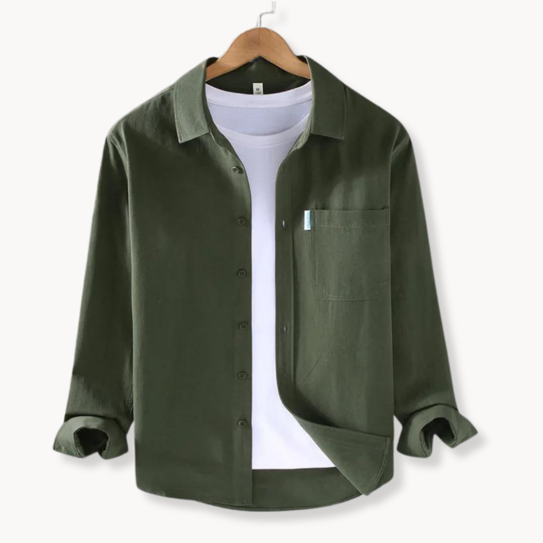 Chemise élégante en coton pour homme au style intemporel et sophistiqué