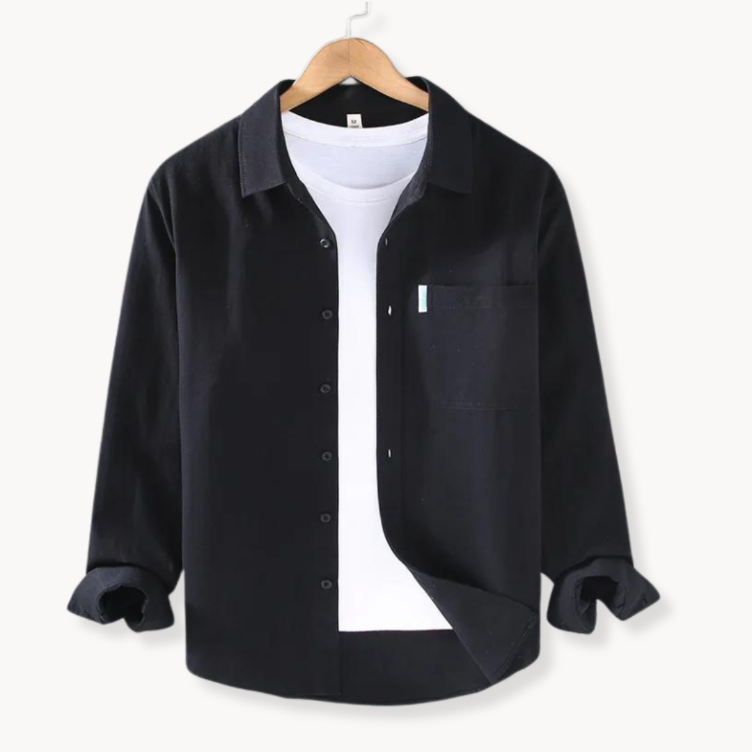 Chemise élégante en coton pour homme au style intemporel et sophistiqué