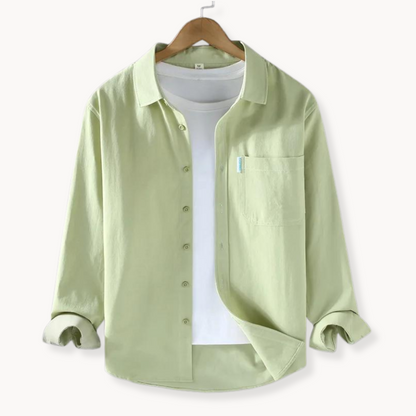 Chemise élégante en coton pour homme au style intemporel et sophistiqué