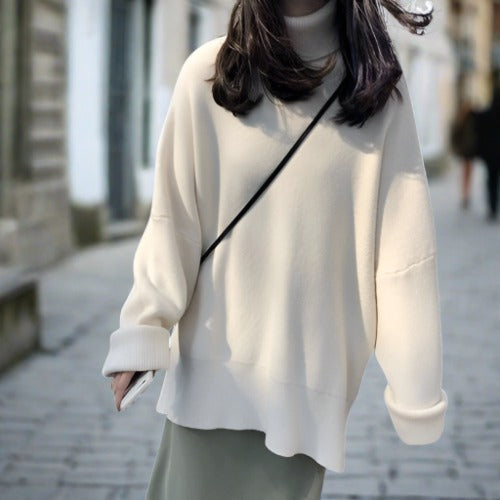 Chaleur Élégante - Pull en tricot doux pour femme