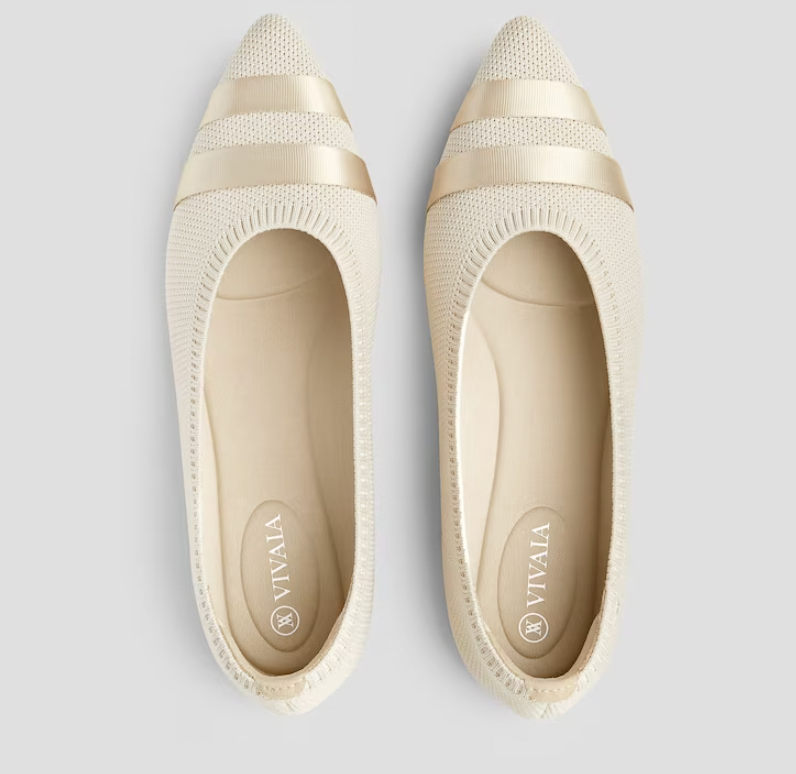 Chérie Paris - Élégantes ballerines en velours doux