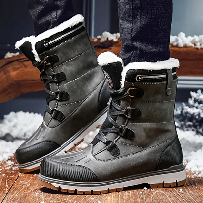 Riviera - Bottines d'hiver pour hommes imperméables et thermo-isolées