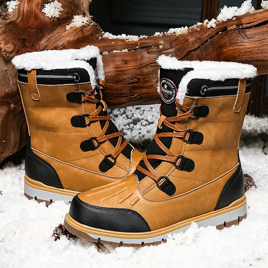 Riviera - Bottines d'hiver pour hommes imperméables et thermo-isolées