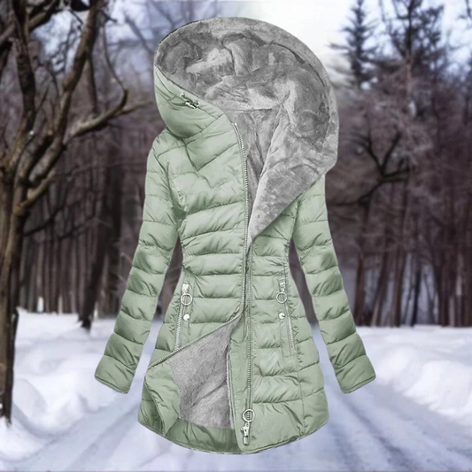 Manteau en velours opulent pour femme signé Liora