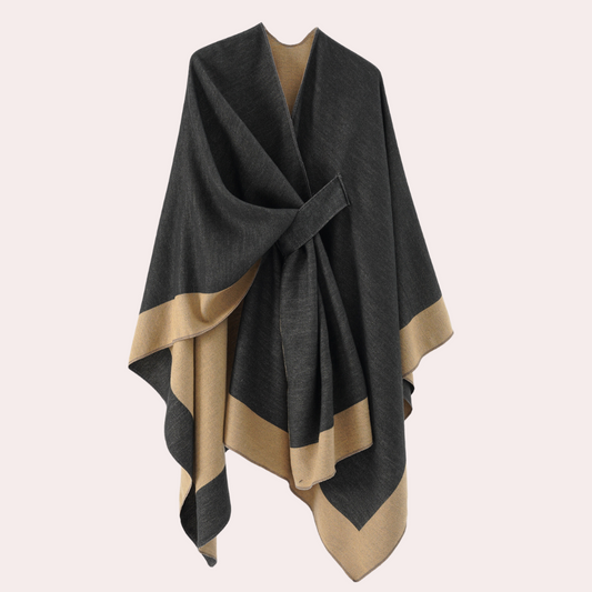 Mirella - Poncho en cachemire haut de gamme pour femme
