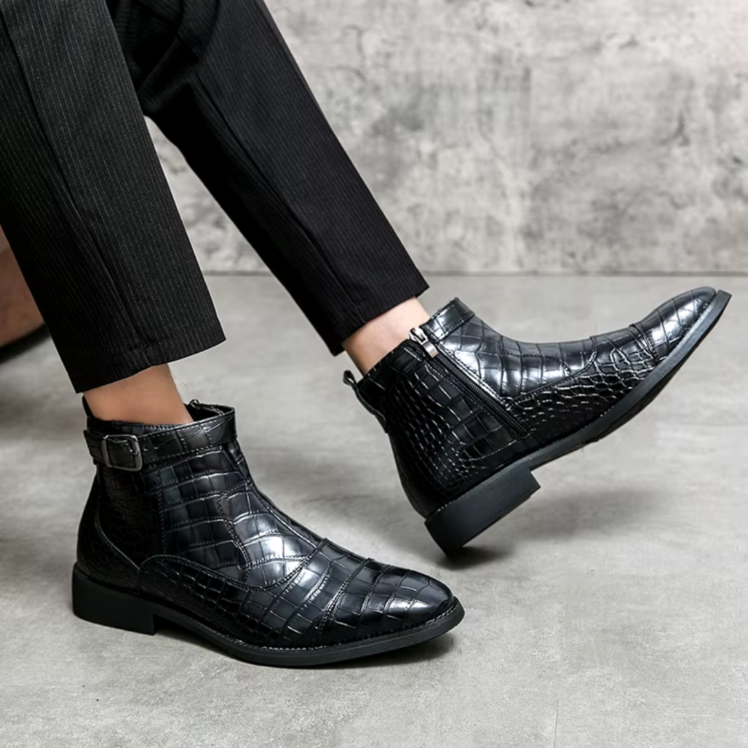 Bottines en Cuir Haut de Gamme pour Homme modèle Kensington