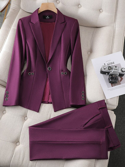 Glynna - Ensemble blazer élegant