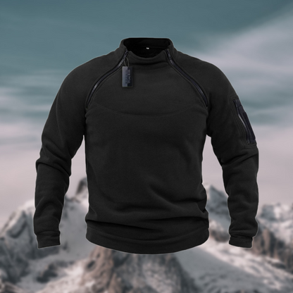 LuxeTech - Veste polaire coupe-vent tactique haut de gamme pour homme