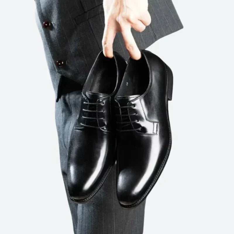 Luxe Classico - Chaussures en cuir à lacets fabriquées en Italie