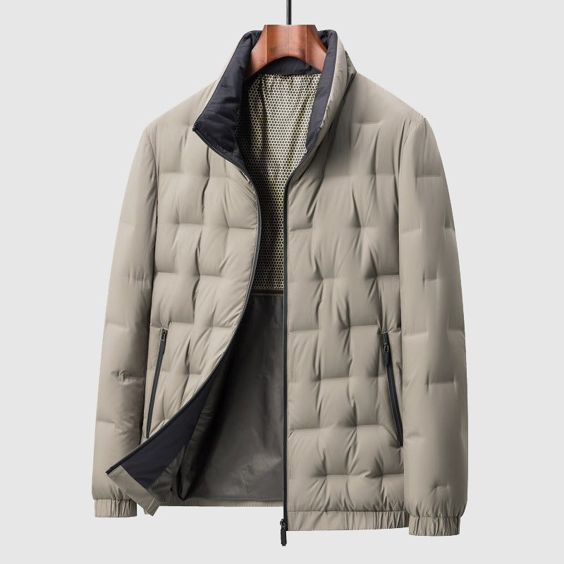 Veste d'hiver élégante pour homme en duvet de luxe