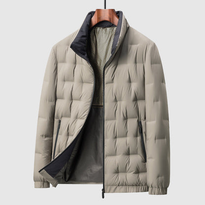 Veste d'hiver élégante pour homme en duvet de luxe