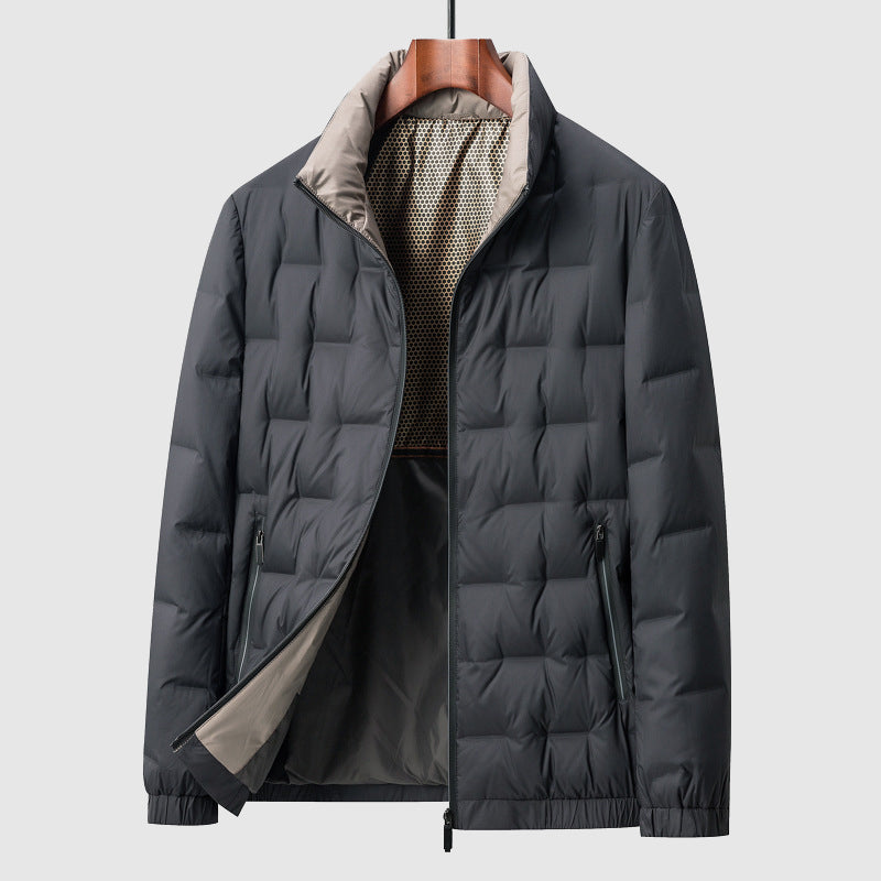 Veste d'hiver élégante pour homme en duvet de luxe