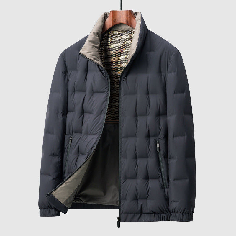Veste d'hiver élégante pour homme en duvet de luxe