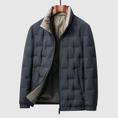 Veste d'hiver élégante pour homme en duvet de luxe