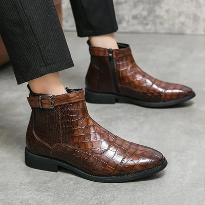 Bottines en Cuir Haut de Gamme pour Homme modèle Kensington