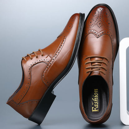 Lucien - Souliers en cuir véritable pour hommes