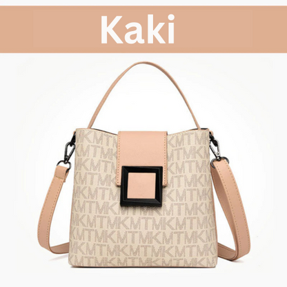 Sac seau élégant en toile avec motif artistique par L'Atelier Chic