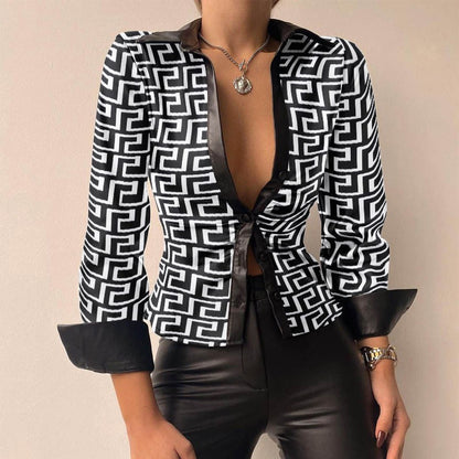 LuxePure - T-shirt féminin à manches longues en opale