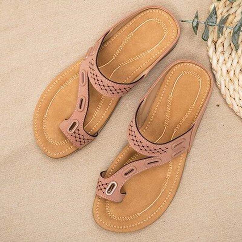 Luxe Soleil - Sandales d'été rétro à lanières