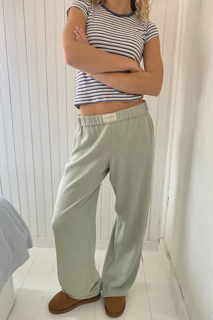 Pantalon Décontracté Luxe Luminéa